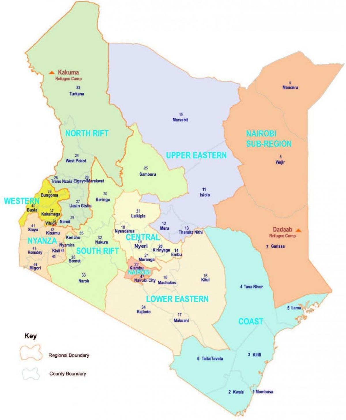 harta Kenya religie