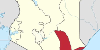 Harta coasta provinciei Kenya