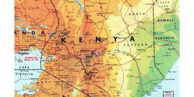 Kenya harta geografică