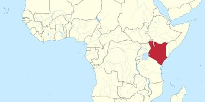Harta Kenya harta vector