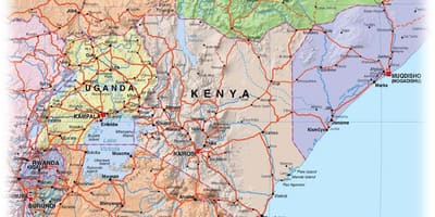 Harta Kenya highlands
