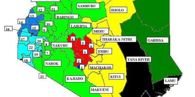 Harta kisumu, Kenya